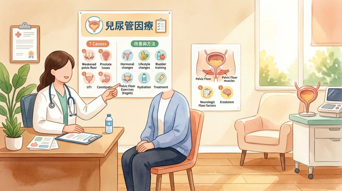 漏尿怎麼改善？7大原因告訴你，專業醫師教你這樣做更有效！