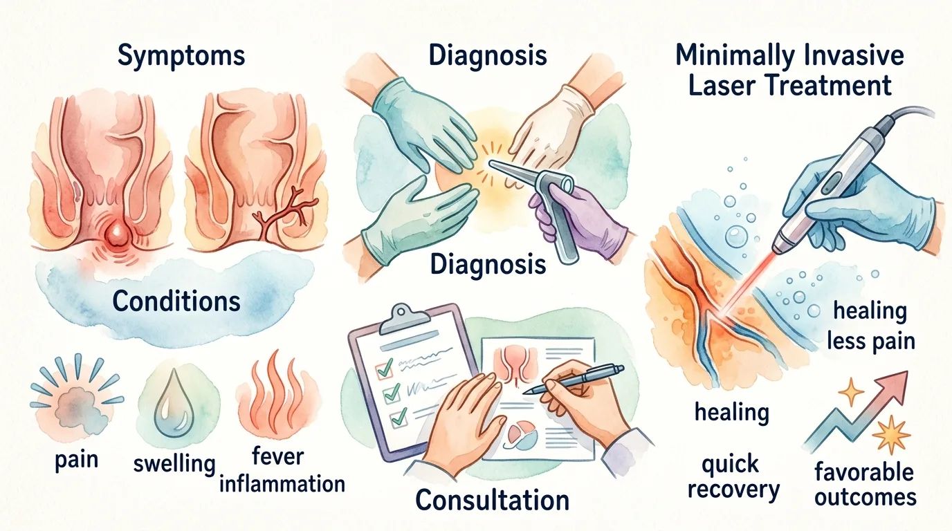 戴定恩醫師談肛門痛：膿瘍與廔管的症狀與微創雷射治療