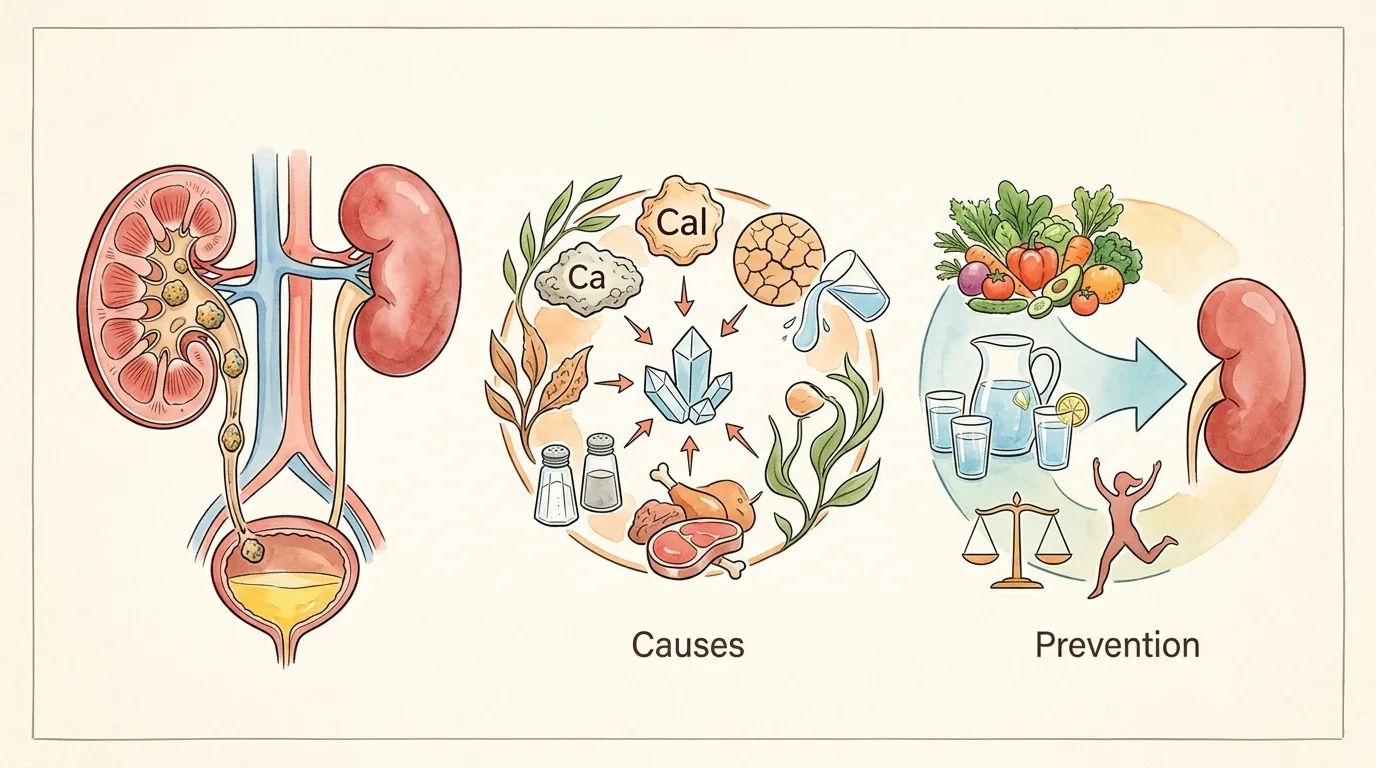 腎結石與牠們的產地－腎結石產生原因與預防方法 | 戴定恩醫師