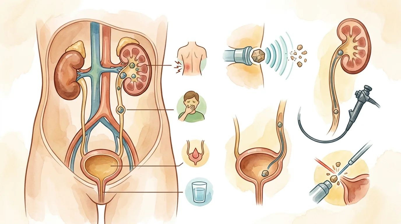 腎結石與牠們的產地：症狀與最新治療方式全解析