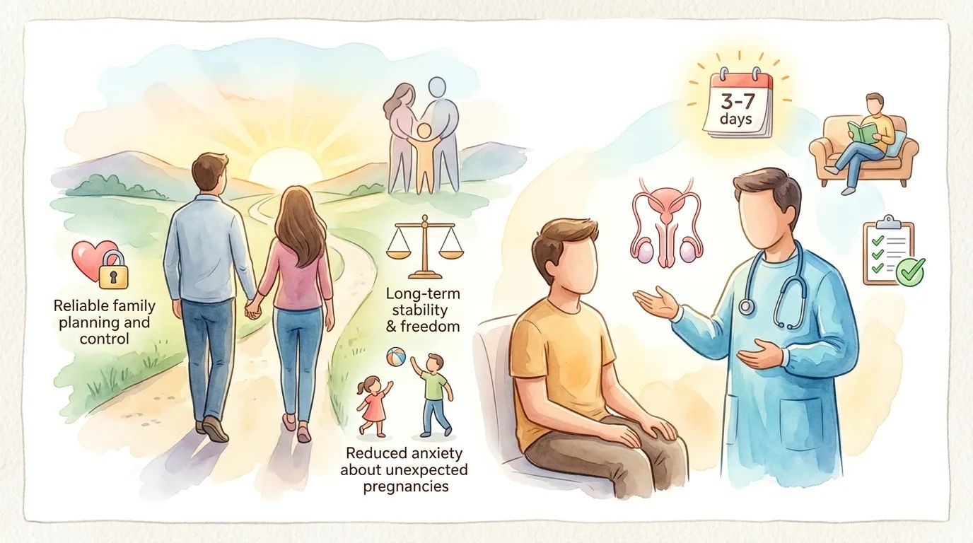 男性結紮好處有哪些？復原期多久？理雞先生帶你一探究竟！