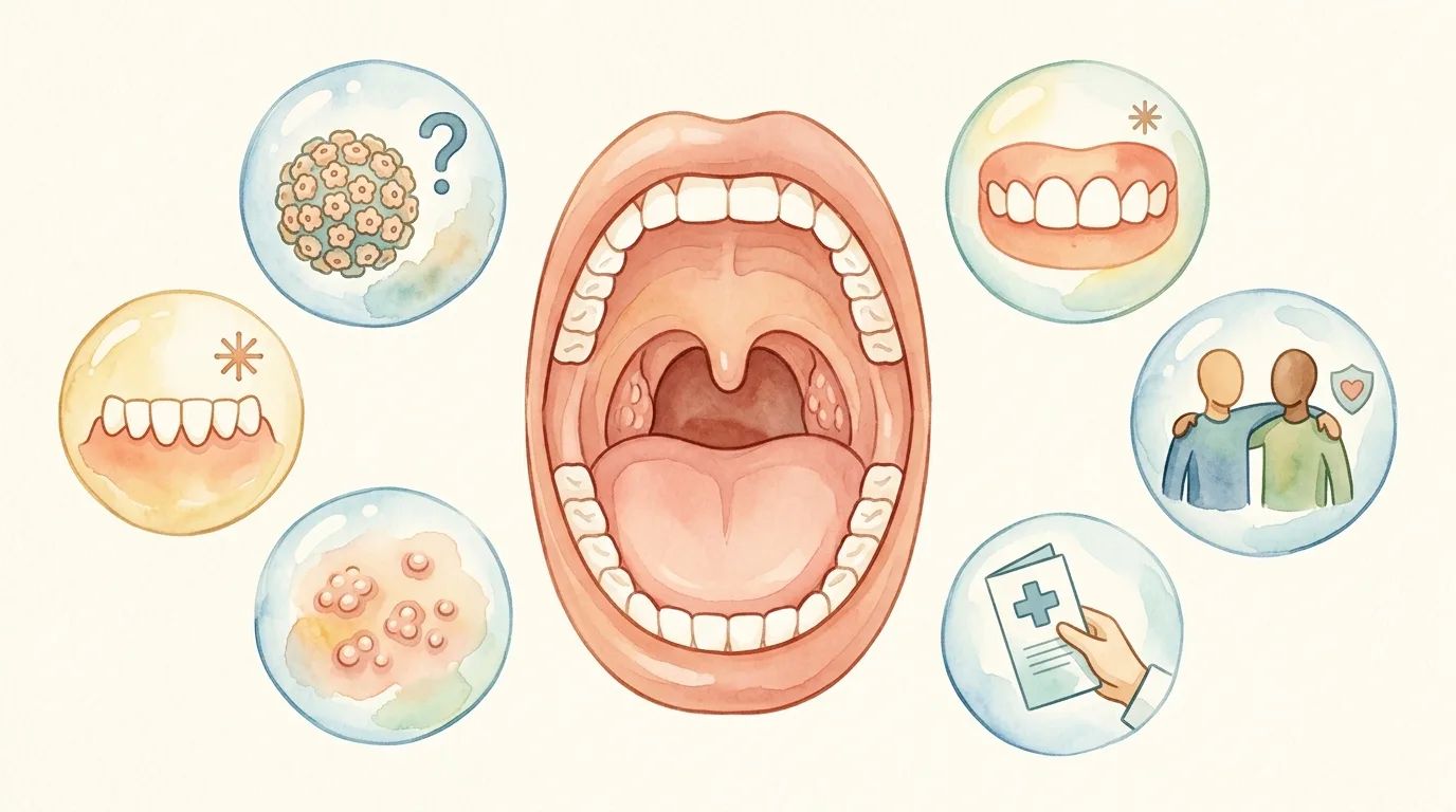 口交也會得性病？醫師解析吞精風險：口腔菜花等性病常見FAQ