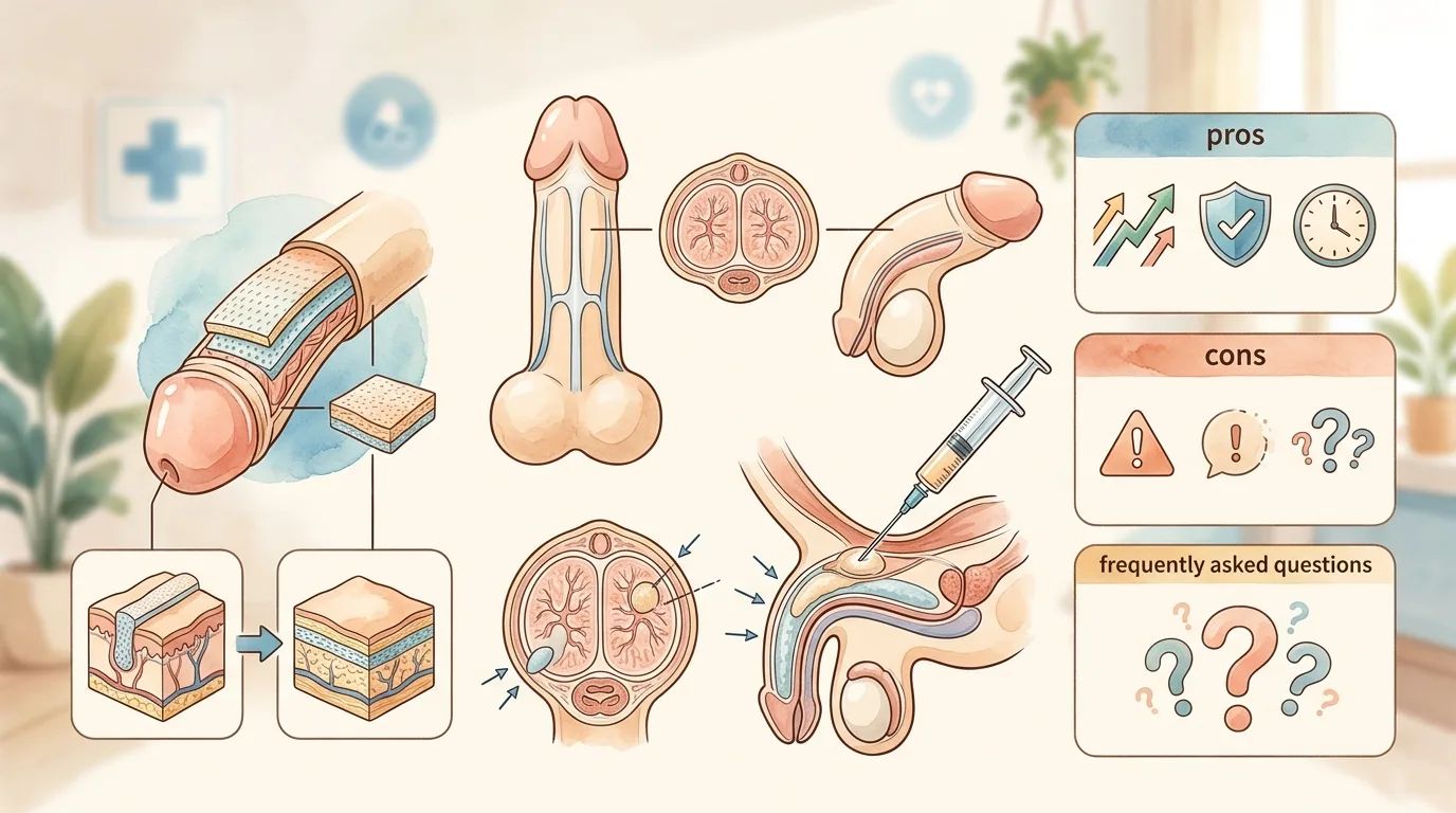 陰莖增大術全解析：鉅膚、蘑菇針是什麼？優缺點與常見問題
