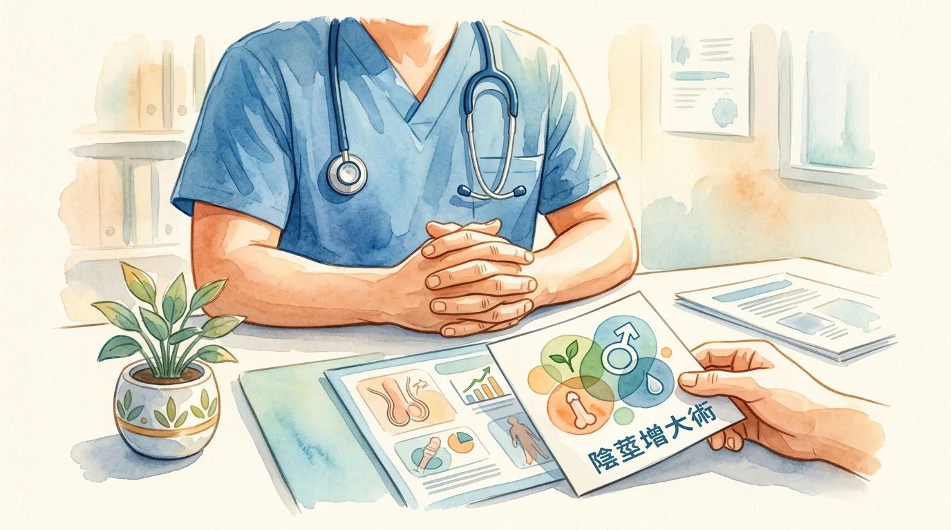 關於陰莖增大術：戴定恩醫師給您的重要建議與溫暖提醒