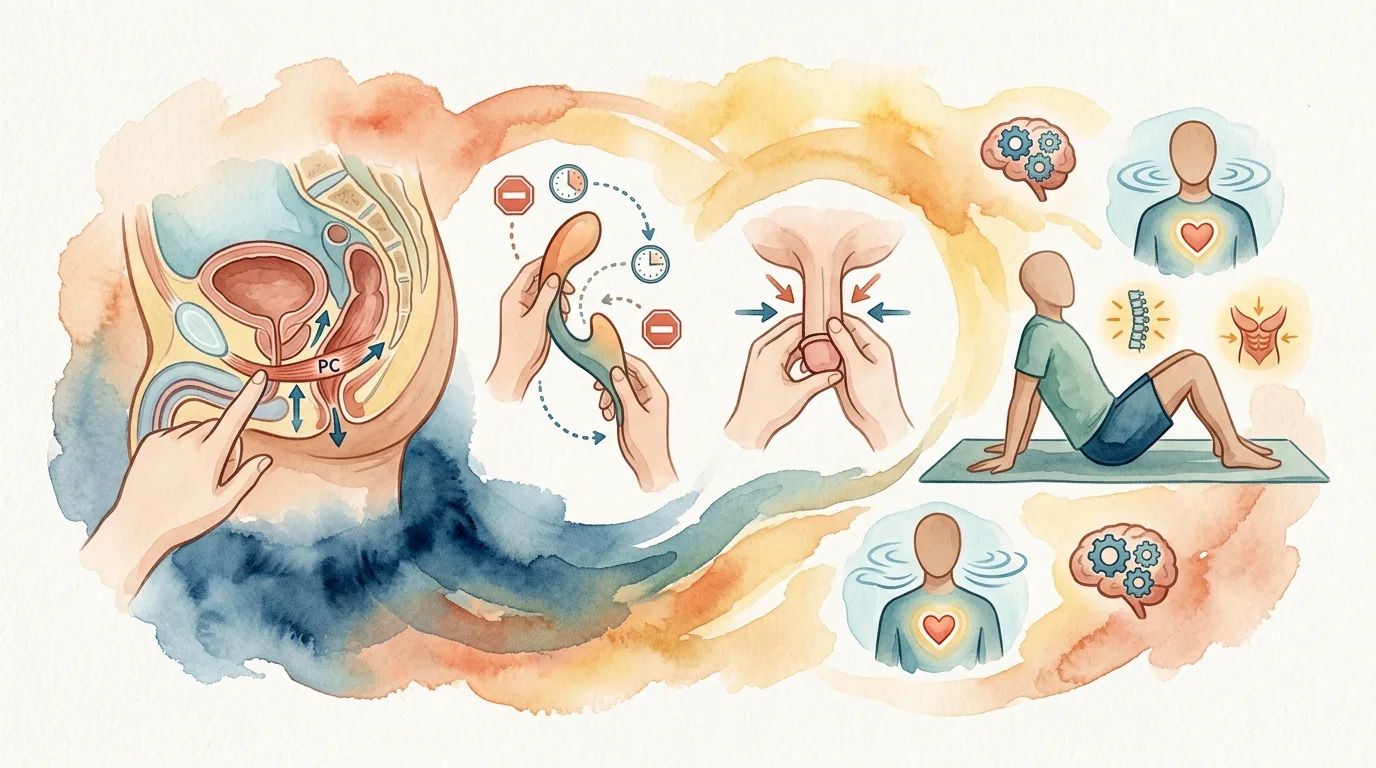 早洩非藥物治療全攻略：戴定恩醫師教你行為技巧與運動，重拾雄風