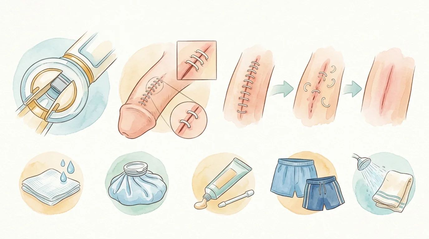 包皮槍手術解析：包皮槍釘子是什麼？理想脫釘時間及5大術後常見問題！
