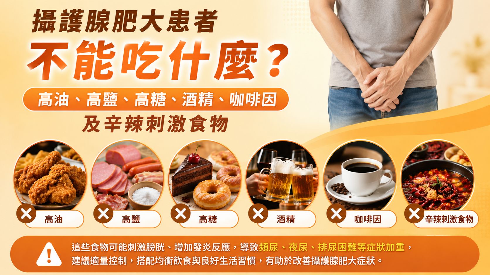 泌尿科常見問題FAQ 攝護腺肥大患者不能吃什麼