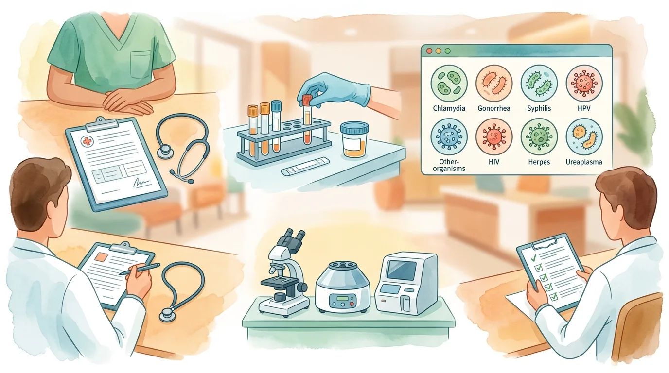 性病檢測全攻略：戴定恩醫師帶你了解八合一篩檢、費用與流程