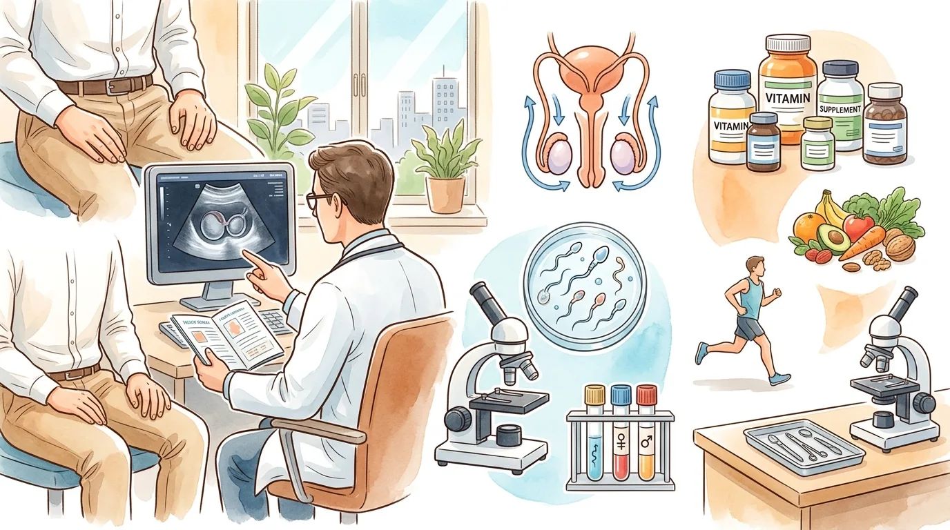 男性不孕怎麼檢查？精蟲品質不良怎麼辦？男性不孕症檢查與治療全指南