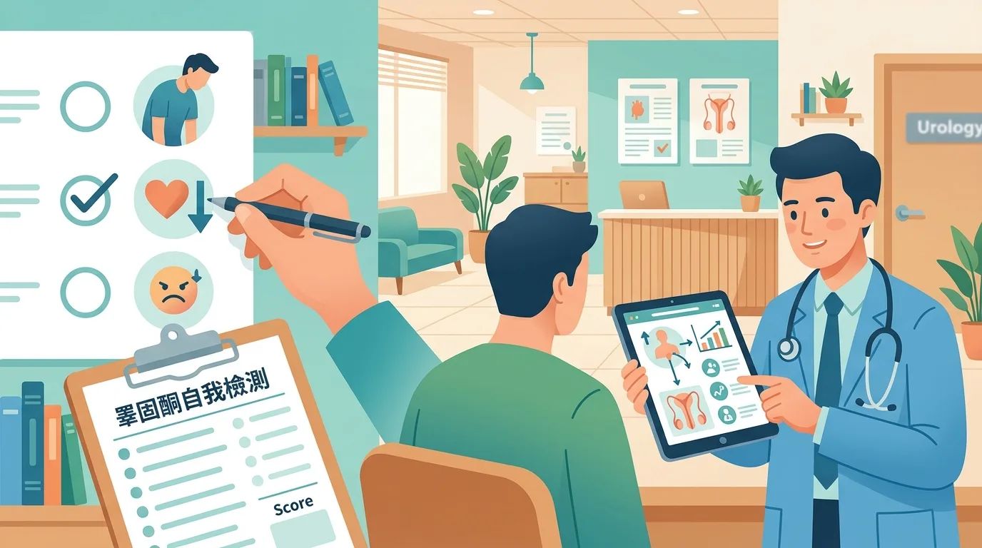 男性更年期自我檢測懶人包！睪固酮低下看哪科？治療與副作用戴醫師一次告訴你